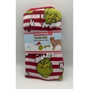 The Grinch PJ For Pets Size XL Holiday Family Pajamas Dr Seuss NEW